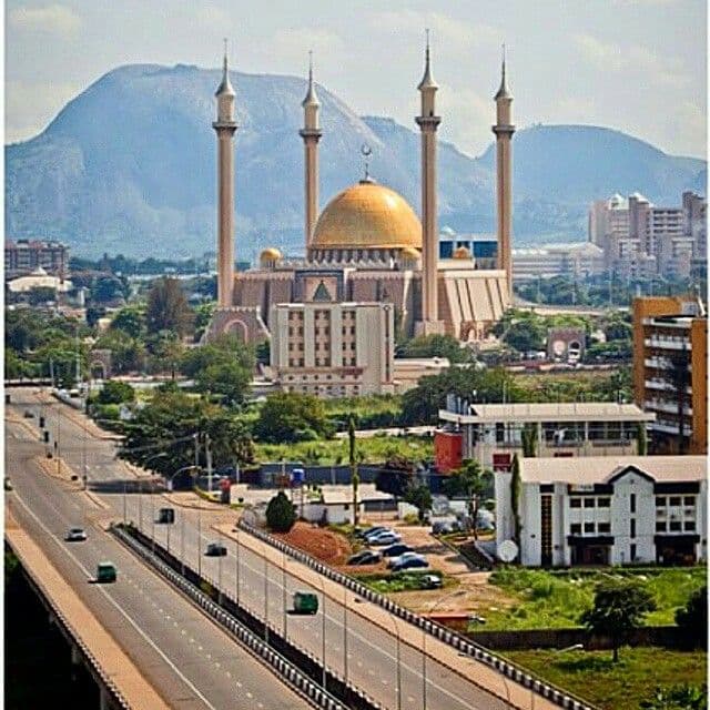 Abuja cityscape at golden hour